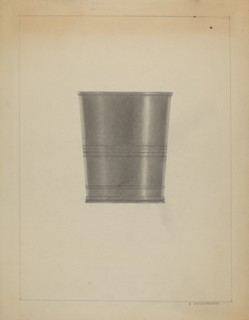 Pewter Beaker, c. 1936. Creator: A. Zaidenberg.
