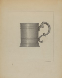 Pewter Mug, c. 1936. Creator: A. Zaidenberg.