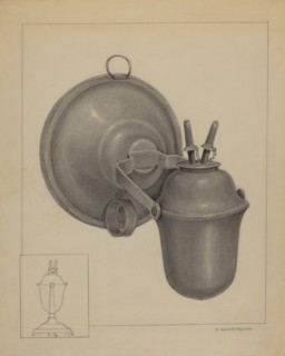 Lamp, c. 1936. Creator: A. Zaidenberg.