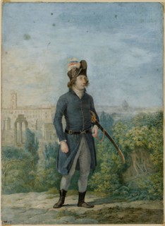 Jean-Étienne Championnet (1762-1800) in Rome . Creator: Muller, Charles François (1789-1855).
