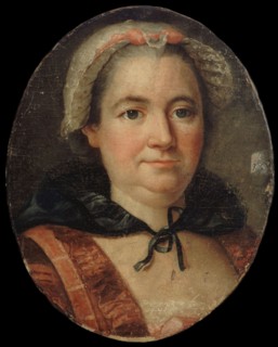 Portrait of the novelist Françoise de Graffigny (1695-1758). Creator: Anonymous.