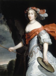 Portrait of Anne Marie Louise d'Orléans (1627-1693), Duchess of Montpensier, c. 1660. Creator: Beaubrun, Henri (1603-1677).