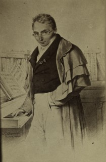 Portrait of the composer Louis-Joseph-Ferdinand Hérold (1791-1833). Creator: Dupré, Louis (1789-1837).