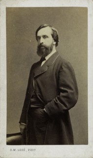 Portrait of the composer Aristide Hignard (1822-1898), c. 1880. Creator: Legé, Georges-Mathurin (active 1860-1880).