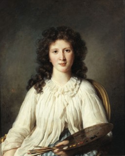 Portrait of the painter Adélaïde Binart (1769-1832), c. 1796. Creator: Bouliard, Marie-Geneviève (1763-1825).