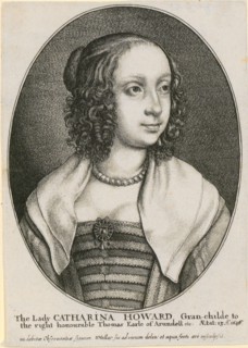 Portrait of Catherine Howard at the Age of 13, 1646-1647. Creator: Hollar, Wenceslaus (1607-1677).