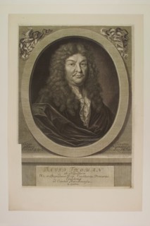 Portrait of the composer and organist David Thomann von Hagelstein, 2nd Half of 17th cen. Creator: Hainzelmann, Elias (1640-1693).