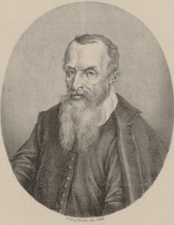 Portrait of the composer Adam Gumpelzhaimer (1559-1625), 1820. Creator: Winter, Heinrich Eduard von (1788-1825).