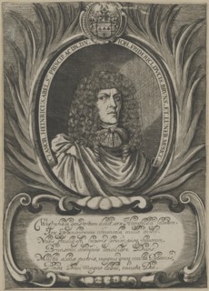 Portrait of the componist and musician Clamor Heinrich Abel (1634-1696), 1674. Creator: Serault, Noel (active 1670s).
