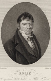 Portrait of the cellist and composer Jean-Pierre Solié (1755-1812), 1790-1812. Creator: Riesener, Henri-Françoiss (1767-1828).