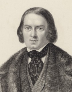 Portrait of the Composer Robert Schumann (1810-1856). Creator: Anonymous.
