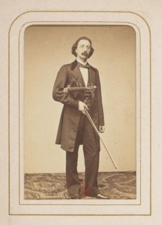 Portrait of the Violinist Jean Becker (1833-1884). Creator: Desmaisons, Émile (1812-1880).