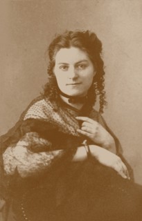 Pianist and composer Auguste Auspitz-Kolár (1844-1878), 1867. Creator: Photo studio Jägemann, Vienna  .