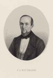 Portrait of the organist and composer Jacques-Louis Battmann (1818-1886), 1850. Creator: Raunheim, Hermann (1817-1895).