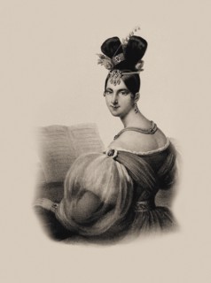 Portrait of the pianist and composer Leopoldine Blahetka (1809-1885). Creator: Anonymous.