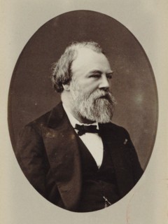 Portrait of the violinist and composer Édouard Deldevez (1817-1897), 1870. Creator: Disdéri, André Adolphe-Eugène (1819-1889).