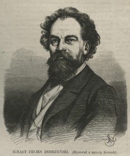 Portrait of the pianist and composer Ignacy Feliks Dobrzynski (1807-1867). Creator: Kossak, Juliusz Fortunat (1824-1899).