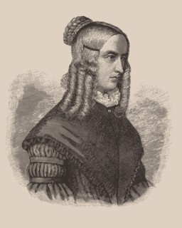 Portrait of Annette von Droste-Hülshoff (1797-1848). Creator: Anonymous.