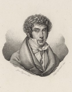Portrait of the flautist and composer Louis Drouet (1792-1873), 1830. Creator: Pagani, Giovanni (1810-1882).