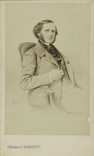 Portrait of the composer and pianist Henri Herz (1803-1888). Creator: Desmaisons, Émile (1812-1880).