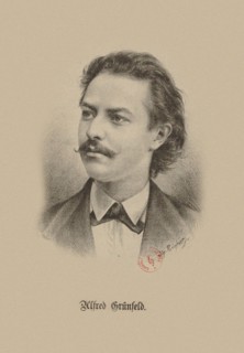 Portrait of the pianist and composer Alfred Grünfeld (1852-1924), 1880. Creator: Eigner, Ignaz (1854-1922).