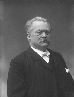 Portrait of the composer Johannes Haarklou (1847-1925). Creator: Szacinski de Ravics, Ludwik (1844-1894).