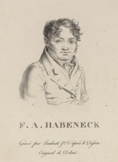 Portrait of the composer François Antoine Habeneck (1781-1849), 1813. Creator: Lambert, Jean Baptiste Ponce (active 1785-1820).