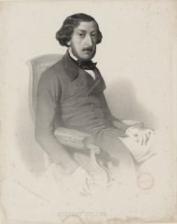 Portrait of the pianist and composer Stephen Heller (1813-1888), 1840. Creator: Vogt, Pierre Charles (ca 1810-ca 1890).
