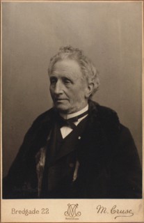 Portrait of the composer Carl Helsted (1818-1904). Creator: Photo studio M. Cruse.