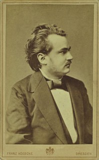 Portrait of the composer Hugo Richard Jüngst (1853-1923). Creator: Photo studio Franz Koebcke, Dresden  .