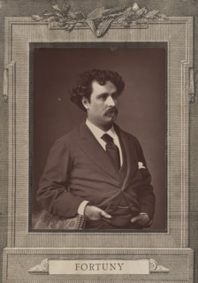 Portrait of the painter Marià Fortuny (1838-1874), c. 1870. Creator: Anonymous.