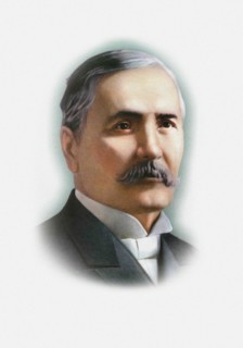 Portrait of the pianist, conductor and composer Mykola Lysenko (1842-1912), 20th century. Creator: Anonymous.