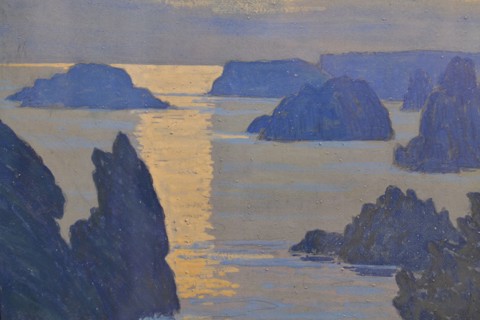 Goulphar, reflets jaunes. Creator: Auburtin, Jean Francis (1866-1930).