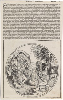 De opere serte diei (from the Schedel's Chronicle of the World), ca 1493. Creator: Wolgemut, Michael (1434-1519).