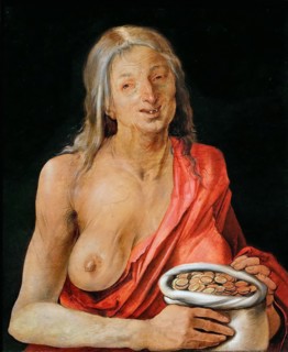 Allegory of Avarice, 1507. Creator: Dürer, Albrecht (1471-1528).