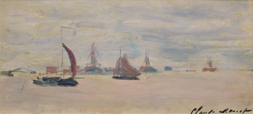 View of the Voorzaan, 1871. Creator: Monet, Claude (1840-1926).