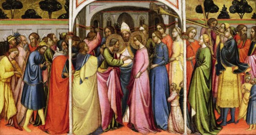 The Marriage of the Virgin, ca 1400. Creator: Tommaso del Mazza (Maestro di Santa Verdiana) (active 1377-1392).
