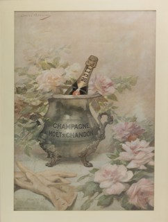 Advertising Poster for the Moet & Chandon. Creator: Abbéma, Louise (1853-1927).
