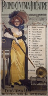 Phono-cinéma-théâtre, visions animées des artistes célèbres, 1900. Creator: Flameng, François (1856-1923).