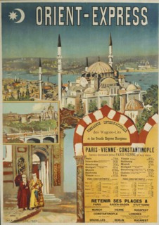 Poster advertising the Orient Express, 1891. Creator: Ochoa y Madrazo, Rafael de (1858-1935).