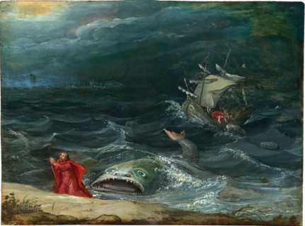 Jonah and the Whale, 17th century. Creator: Anonymous.