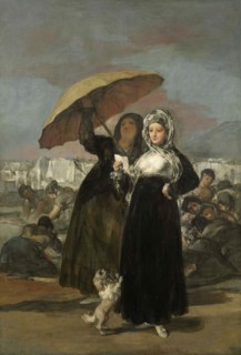 Young Women with a Letter, ca 1813-1820. Creator: Goya, Francisco, de (1746-1828).