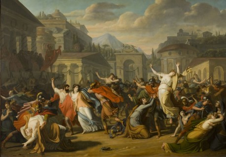 The Rape of the Sabine Women. Creator: Courteille, Nicolas, de (1768-after 1830).