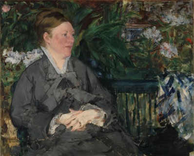 Madame Manet in the Conservatory, 1879. Creator: Manet, Édouard (1832-1883).