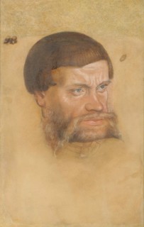 Portrait of a bearded man (Joachim I, Prince of Anhalt-Dessau?), c.1540. Creator: Cranach, Lucas, the Younger (1515-1586).