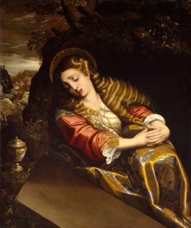 Saint Mary Magdalene at the Tomb, c. 1550-1600. Creator: Anonymous.