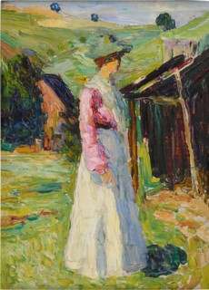 Kochel, Gabriele Münter, 1902. Creator: Kandinsky, Wassily Vasilyevich (1866-1944).