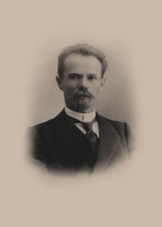 Portrait of the composer Georgi Eduardovich Conus (1862-1933), 1910s. Creator: Anonymous.