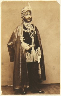 Portrait of Maharaja Duleep Singh (1838-1893), c. 1861. Creator: Anonymous.
