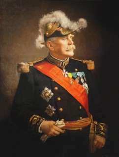 Portrait of Joseph Joffre (1852-1931). Creator: Jacquier, Henri (1878-1921).